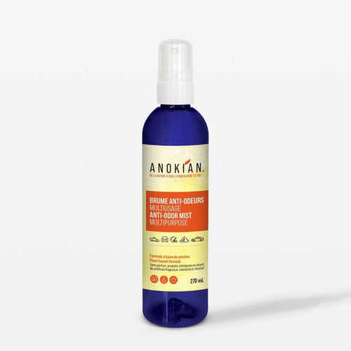 Brume anti-odeur naturelle multiusage Anokian Nature pour la maison, les textiles, les chaussures et la voiture