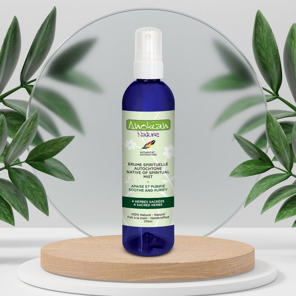 Brume botanique aux 4 Herbes Sacrées pour la purification naturelle et le bien-être