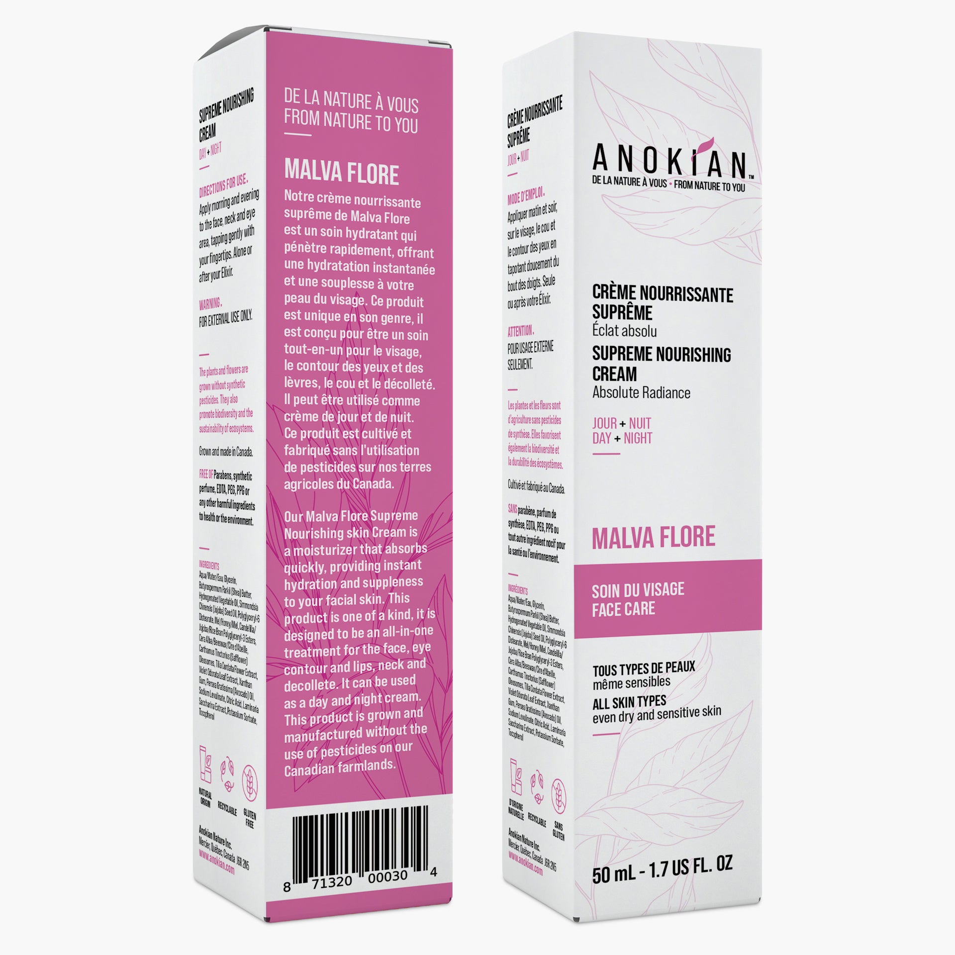 Crème visage suprême | Malva Flore