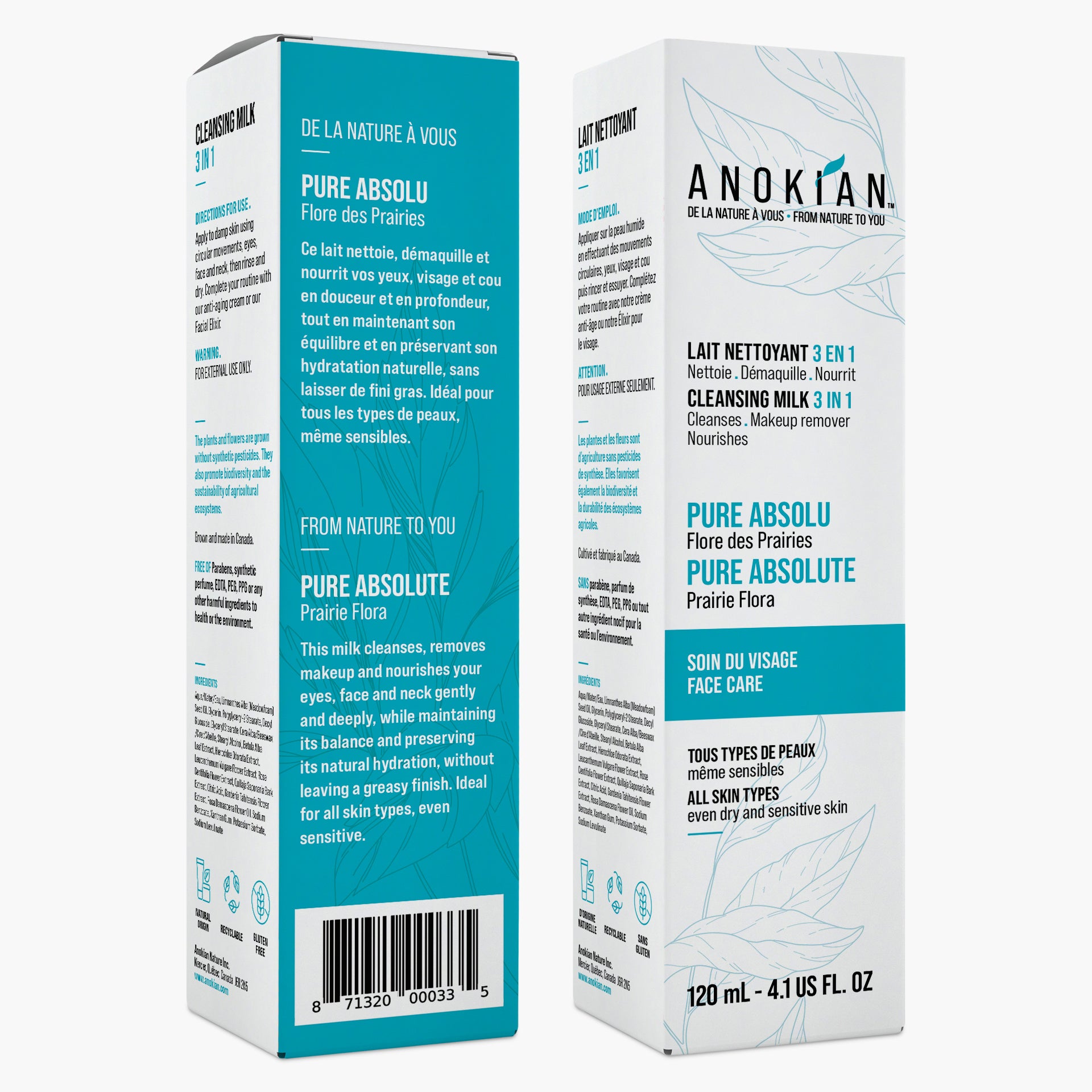 Lait Nettoyant 3 en 1  | Pure Absolu