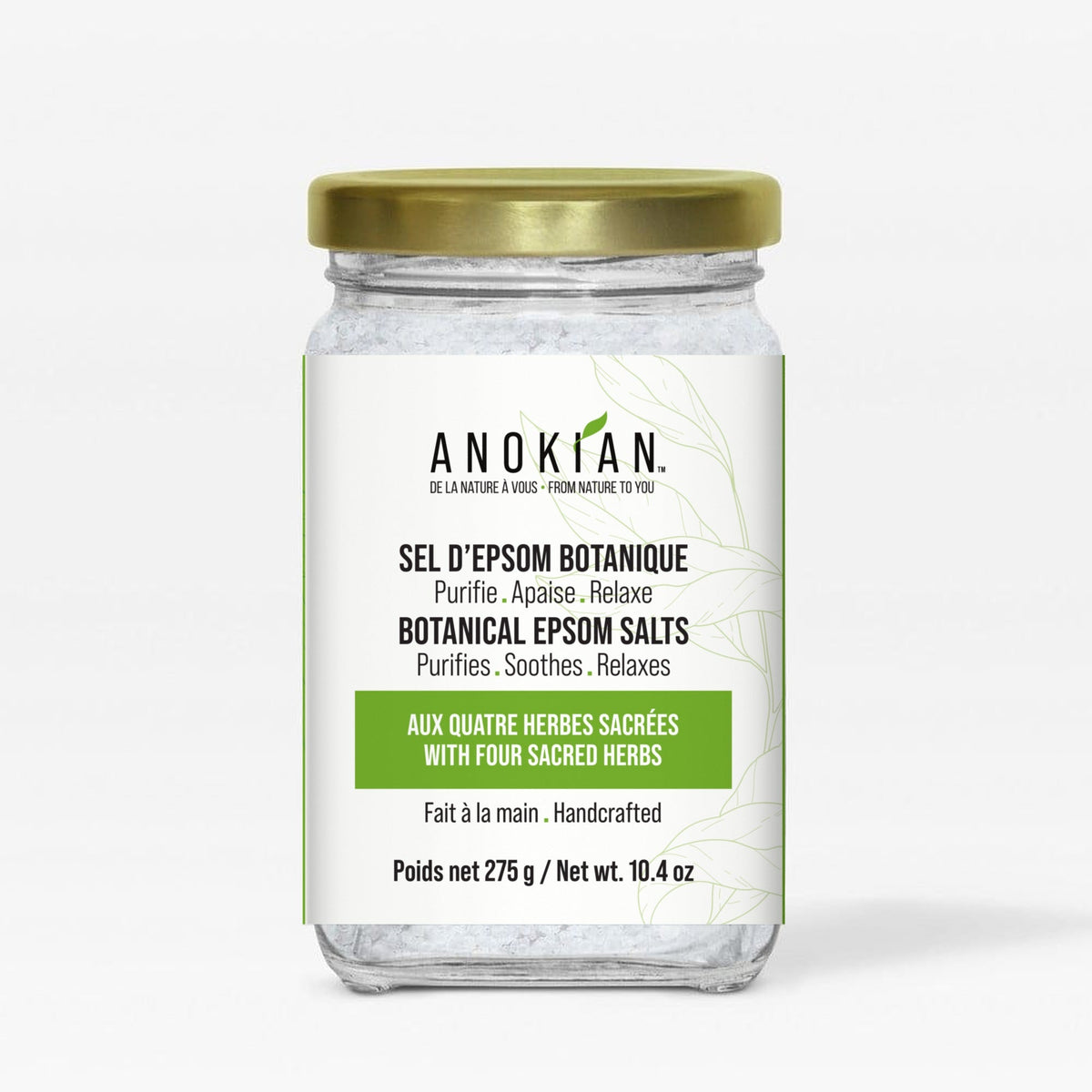 Sel de bain botanique 4 Herbes Sacrées